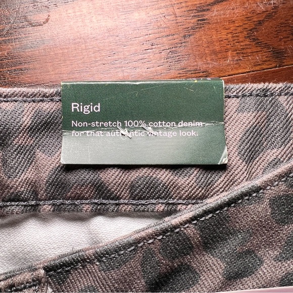 NWT Wild Fable Leopard Print Low Rise Baggy Jeans Size 8 31" Inseam - Picture 8 of 10